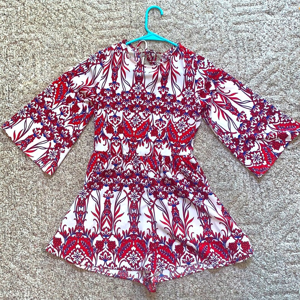 floral print romper